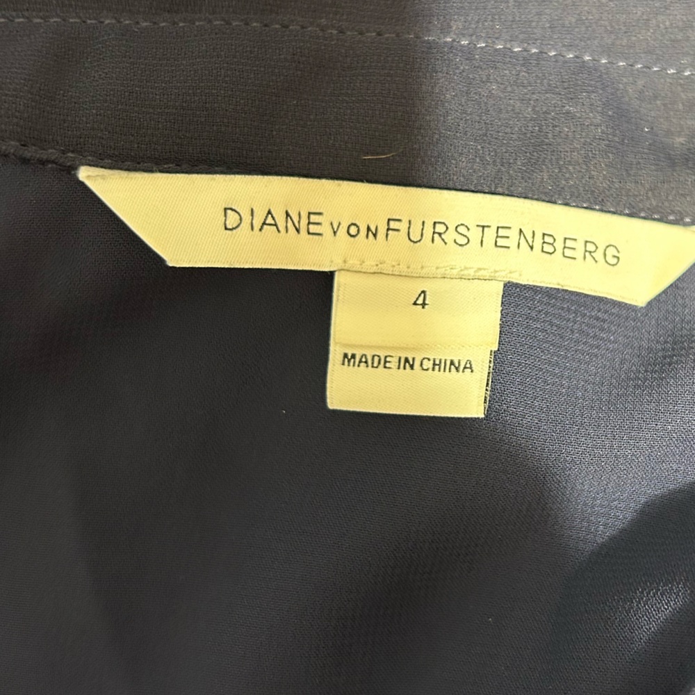 Diane Von Furstenberg Polina Pleated Mini dress size 4 - Picture 9 of 13